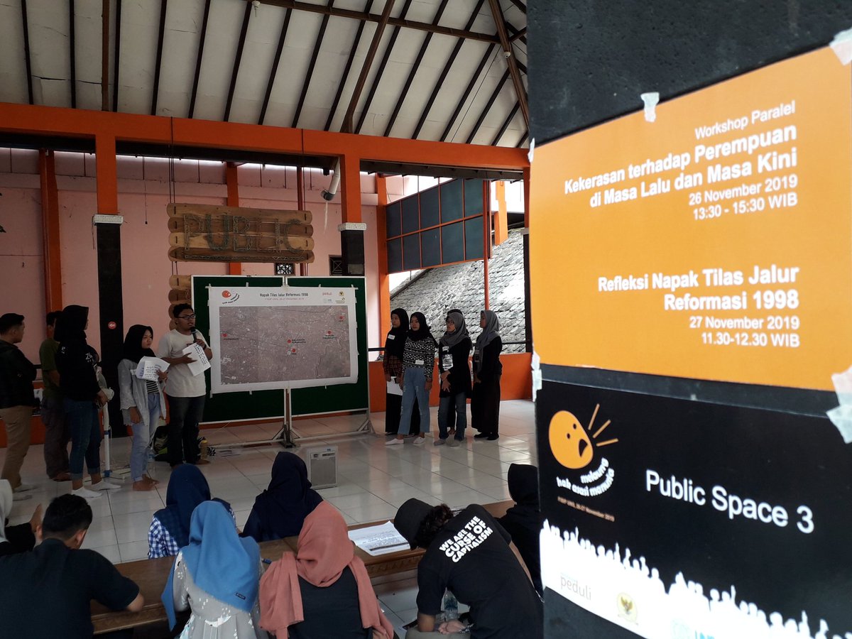 kampungnesia's tweet photo. Melaung HAM 2019 : karena anak muda harus merawat ingatan atas masa lalu & beragenda utk masa depan #KotaSolo #KomnasHAM #IndonesiaUntukKemanusiaan #ProgramPeduli #UNSSolo https://t.co/xMu6VhZFZR