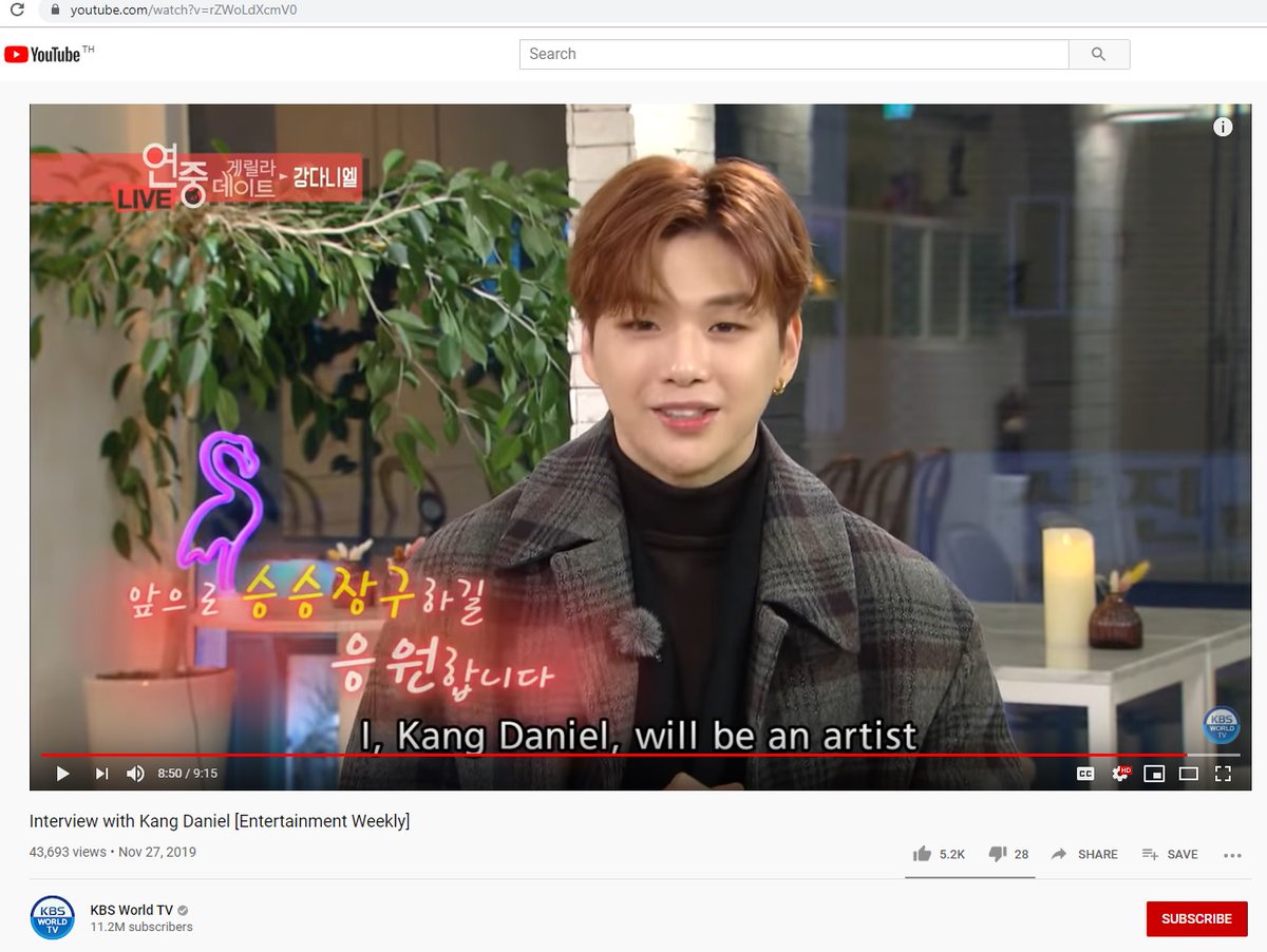 allieoraoii's tweet photo. Goodebumps!! #KangDaniel is nice and cute as always. I kept smiling watching this and even felt more excited when I heard #wannabe of #GoldenChild at min 8.50. Thanks so much @KBSWorldTV and #Entertainment_Weekly You guys really made my day π https://t.co/AXRmkYh4ij