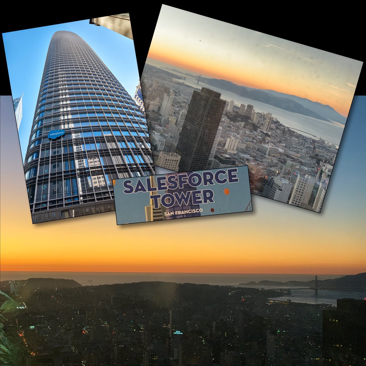 Dreamforce 2019 was an unforgettable experience.  Thank you @StuartWernerApx for taking us to the <a href="/SalesforceTower/">Salesforce Tower</a> just in time to see the breathtaking views of the sunset from the #SalesforceOhana floor.  Perfect way to end #DF19 bootcamp.
