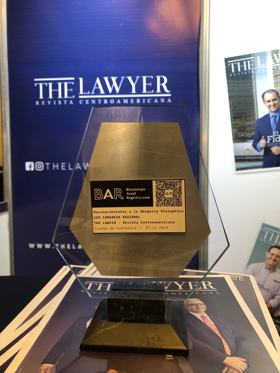 SimpleICO's tweet image. Tangible assets registered on BlockchainAssetRegistry.com
@theBARtag 
_
Immutable Digital Evidence at a low cost ($25).
_
@thelawyermagazine is pioneering the use of public blockchains beyond cryptocurrencies. #LegalTech

Check out the digital title here: blockchainassetregistry.com/asset-lookup?a…