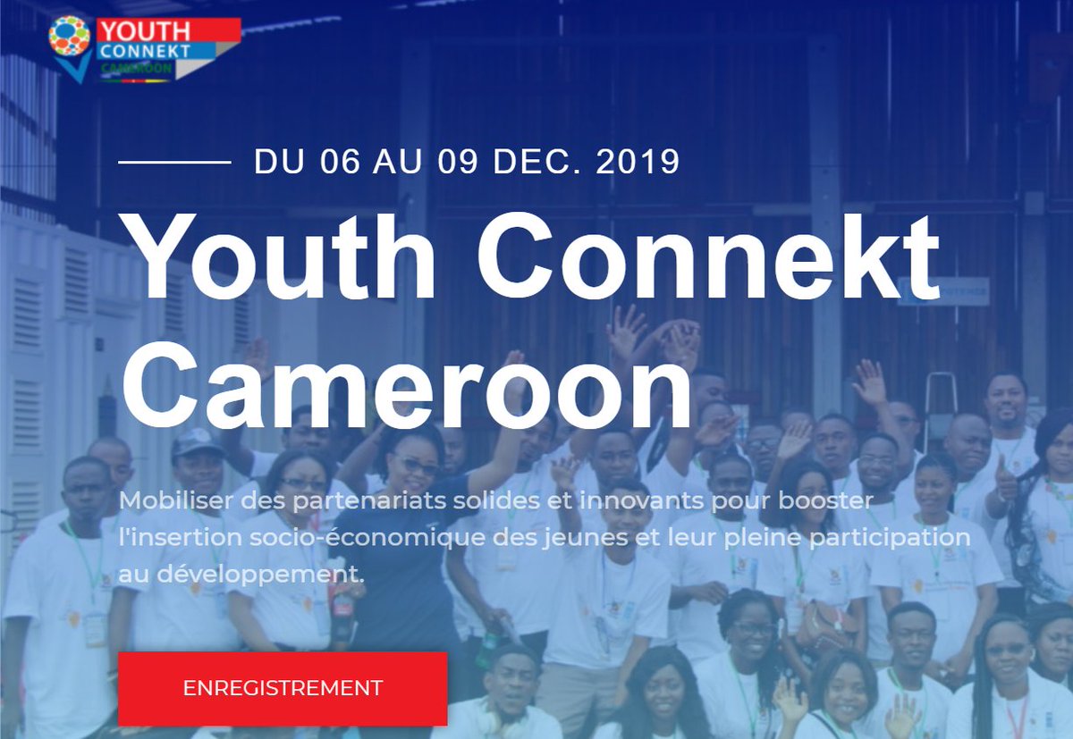 MoiFemmeOrg's tweet photo. Les inscriptions seront bientôt closes pour le Youth Connekt Cameroon 2019, une initiative qui vise l'autonomisation des jeunes à travers l'Afrique.

Gratuit, sous inscription.

#CmrYouth #237YouthConnekt #YCCMR #CamerounYC
#MoiF #WomenEmpowerment #africangirls #MoiFOpportunity https://t.co/ar3w2VHhZA