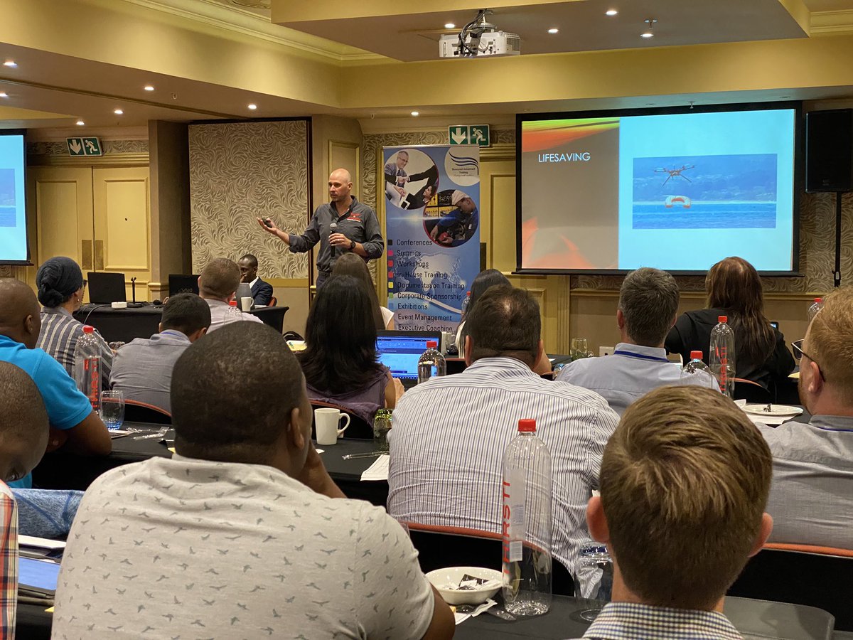 romeoch's tweet photo. It’s great to see the #DronesForGood discussions here in Johannesburg. Many great use cases are being introduced. Braam Botha sharing lots of beach and water use cases; help keeping people safe, monitoring wildlife and tracking environmental changes. https://t.co/s3FFPSKEMa