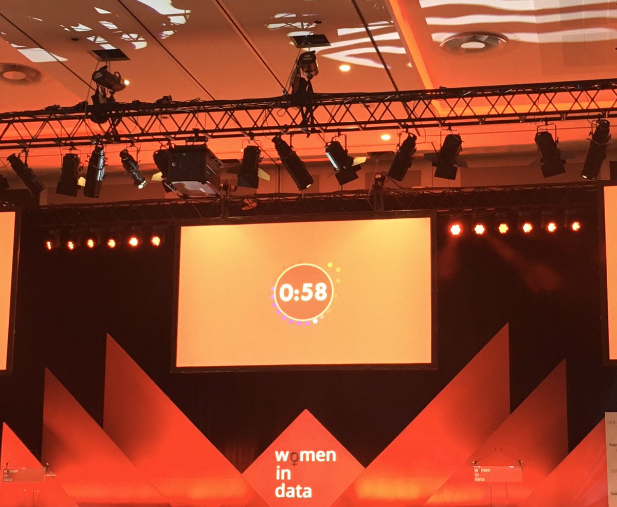 MaryTalksData's tweet image. Countdown is on for the kick off of this year’s @WomenInDataUK conference