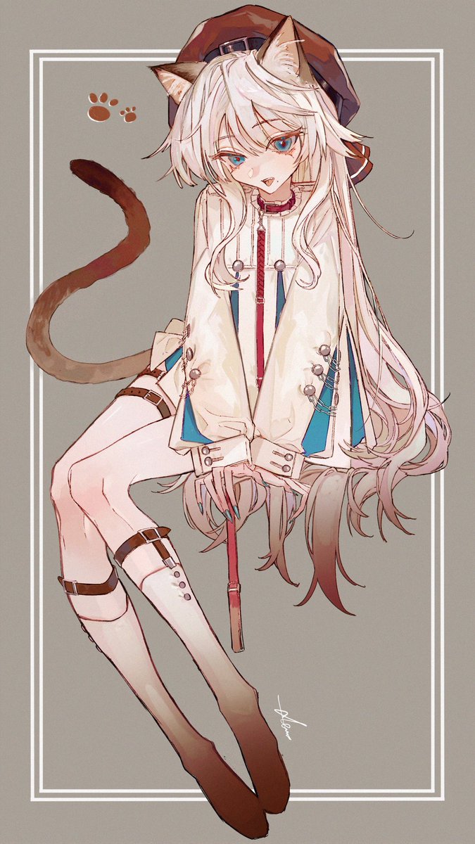 飼い始めた猫が可愛いので擬人化した でんのイラスト 飼い始めた猫が可愛いので擬人化した でんのイラスト