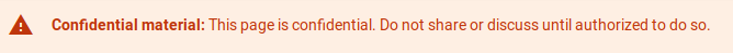 GcpPython's tweet image. "Confidential material: This page is confidential. Do not share or discuss until authorized to do so. "
I feel like James Bond 😎