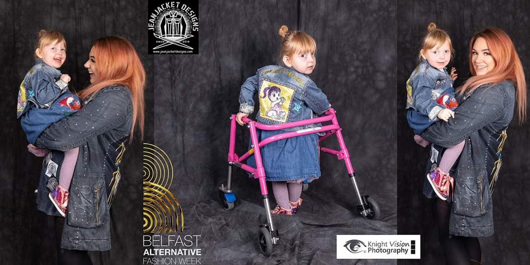 no1vintagegirl's tweet image. child Daisy- May  and Mummy Kerry Edgar were wonderful models complete outfits by @Jeanjacketdesigns Daisy-May scooted up our catwalk like a professional and stole some hearts ! #BELFASTALTERNATIVEFASHIONWEEK19 at #BelfastCastle  #WORLDEQUAL photo by #SteveKnight many thanks