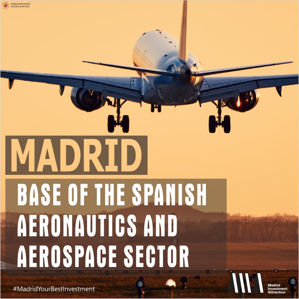_wti01's tweet photo. Madrid has a highly advanced aerospace industry that offers excellent opportunities for foreign Investors. @Madrid_MIA 
#Spain #Madrid #InvestInMadrid #Industries #aerospace #BusinessGrowth #FDI https://t.co/mlQCtnirk0