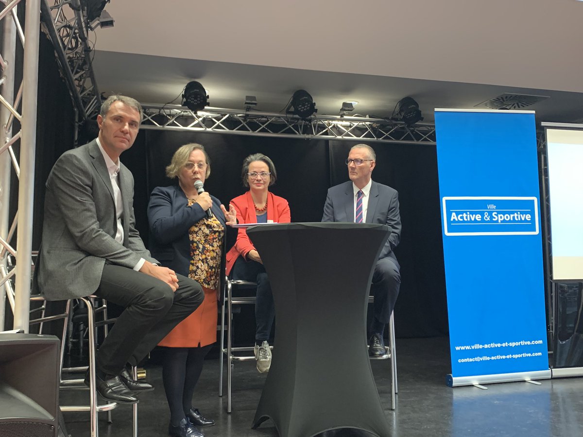 Sylvie Girard rappelle l’importance du #sport pour le bien-être et la #sante et l’engagement du <a href="/Groupe_VYV/">Groupe VYV</a> sur ces enjeux.  #VilleActiveSportive