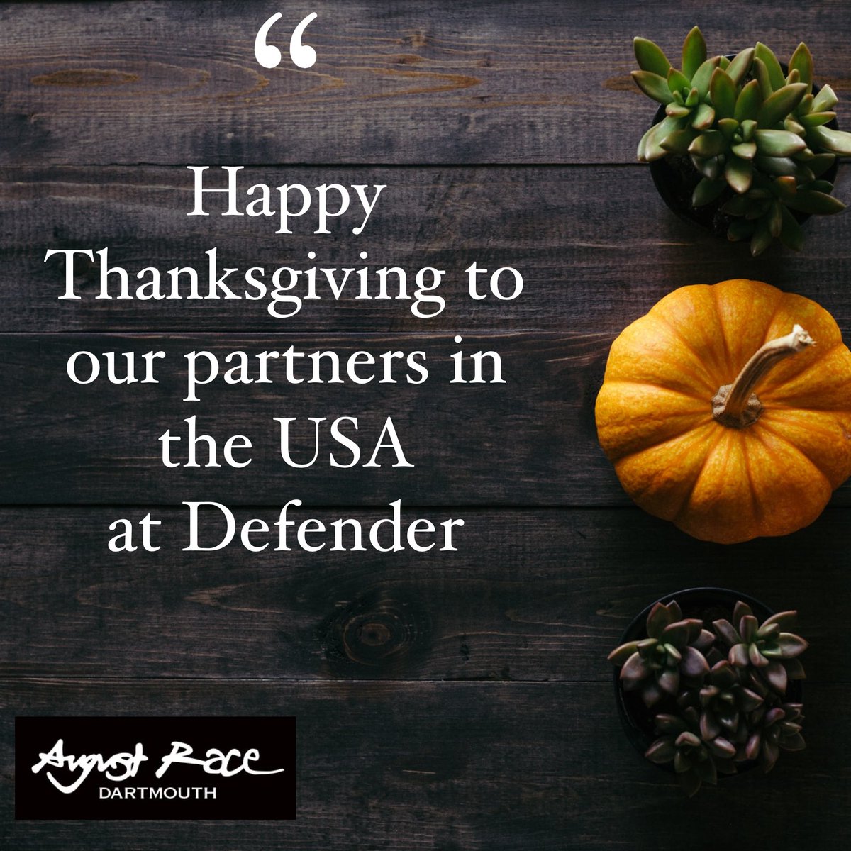 🇺🇸 Wishing all at Defender Industries a great holidays from all the team at August Race in the UK 🇺🇸 #Thanksgiving2019 #Thanksgiving #Holidays #USA #UK #Waterford #Connecticut #DefenderMarine #defender #breakingbread