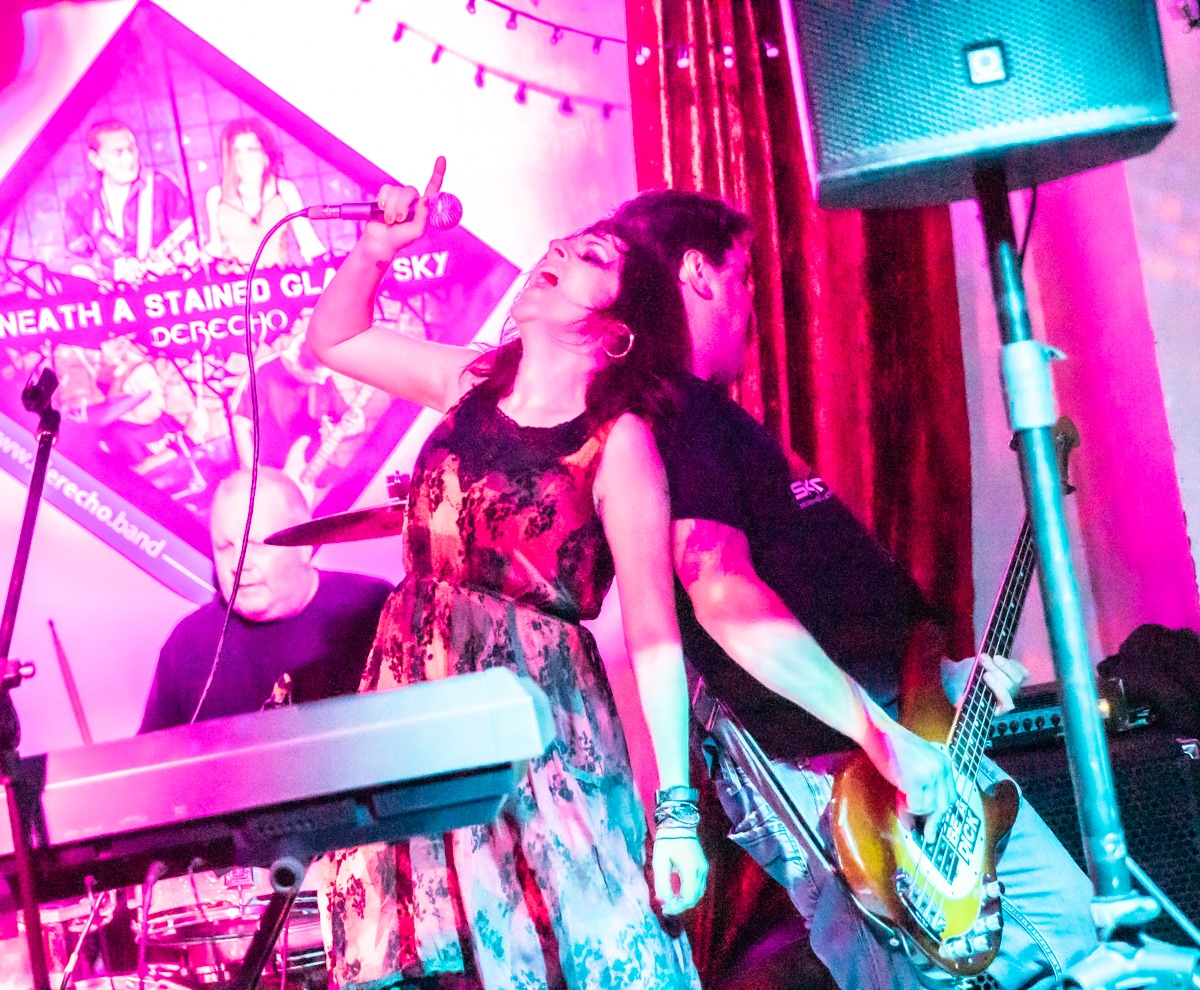 Full action shot from our album launch gig night!!

If you'd like to buy the album 'Beneath A Stained Glass Sky' is available via our website: derecho.band/merch

Photo credit: <a href="/howierankin1/">Howard Rankin</a> 

#rockband #rockmusic #NewRelease