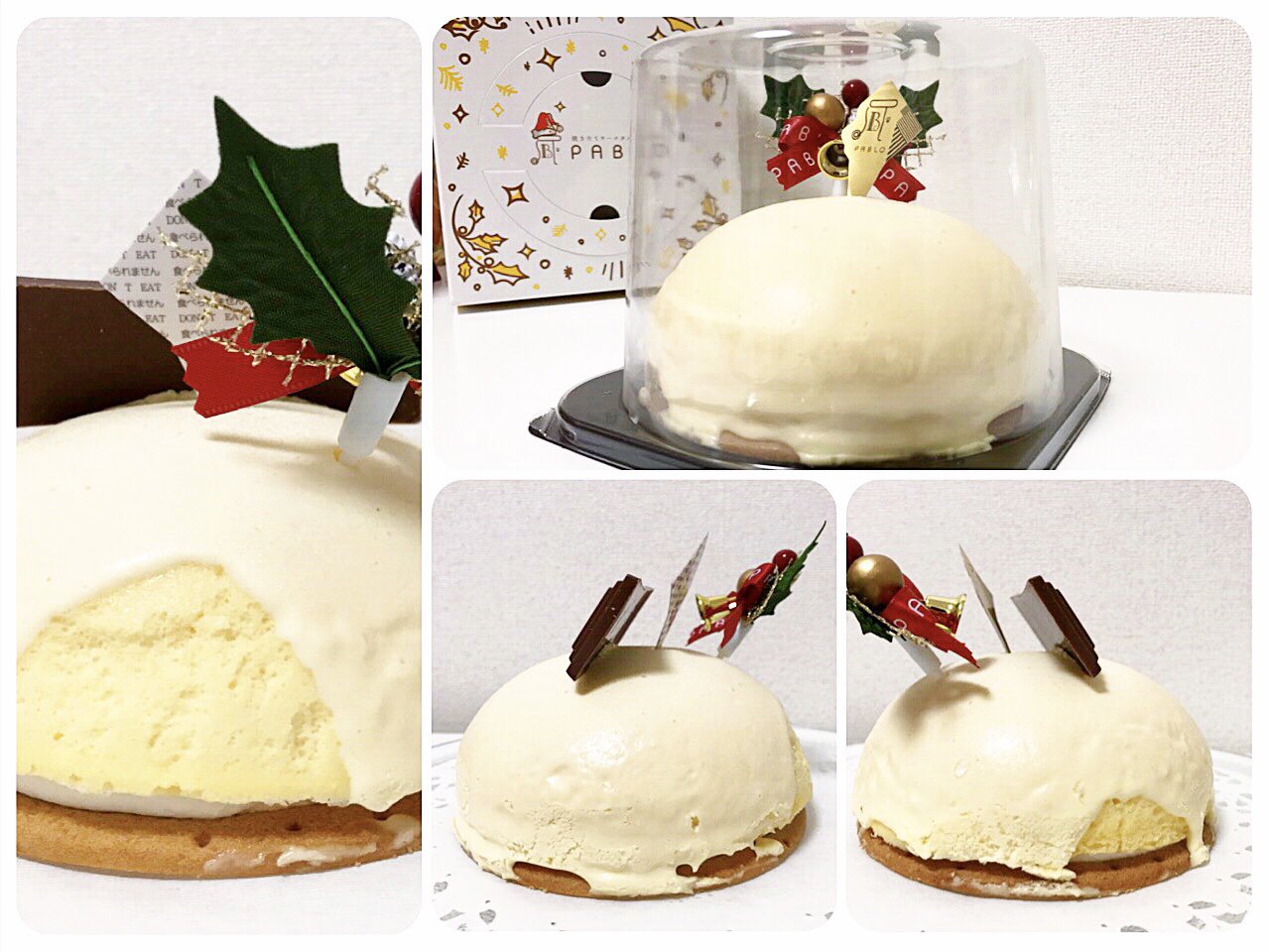 ちょこの 19年 クリスマスケーキ第2弾 パブロ Pablo チーズドームタルト 通販限定 めちゃくちゃ美味い やっぱりパブロは1人で食べるの寂しい T Co L0j9k1ygqp Twitter