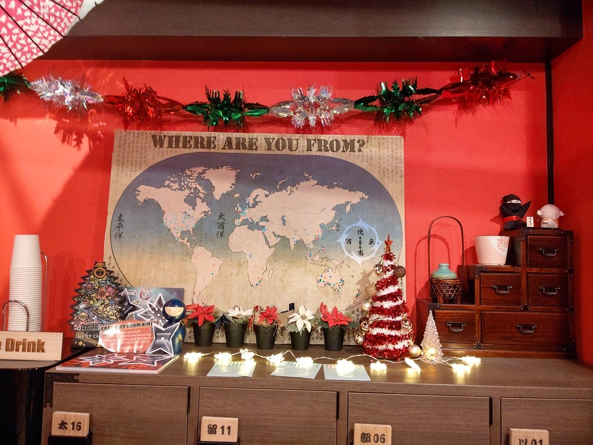 infomamapoke's tweet photo. We decorationed many Christmas ornaments! We wait come to the cute and cool ninjas!!🥰
#Christmas #decoration #ninja #vrninjadojo https://t.co/b22xnUN810