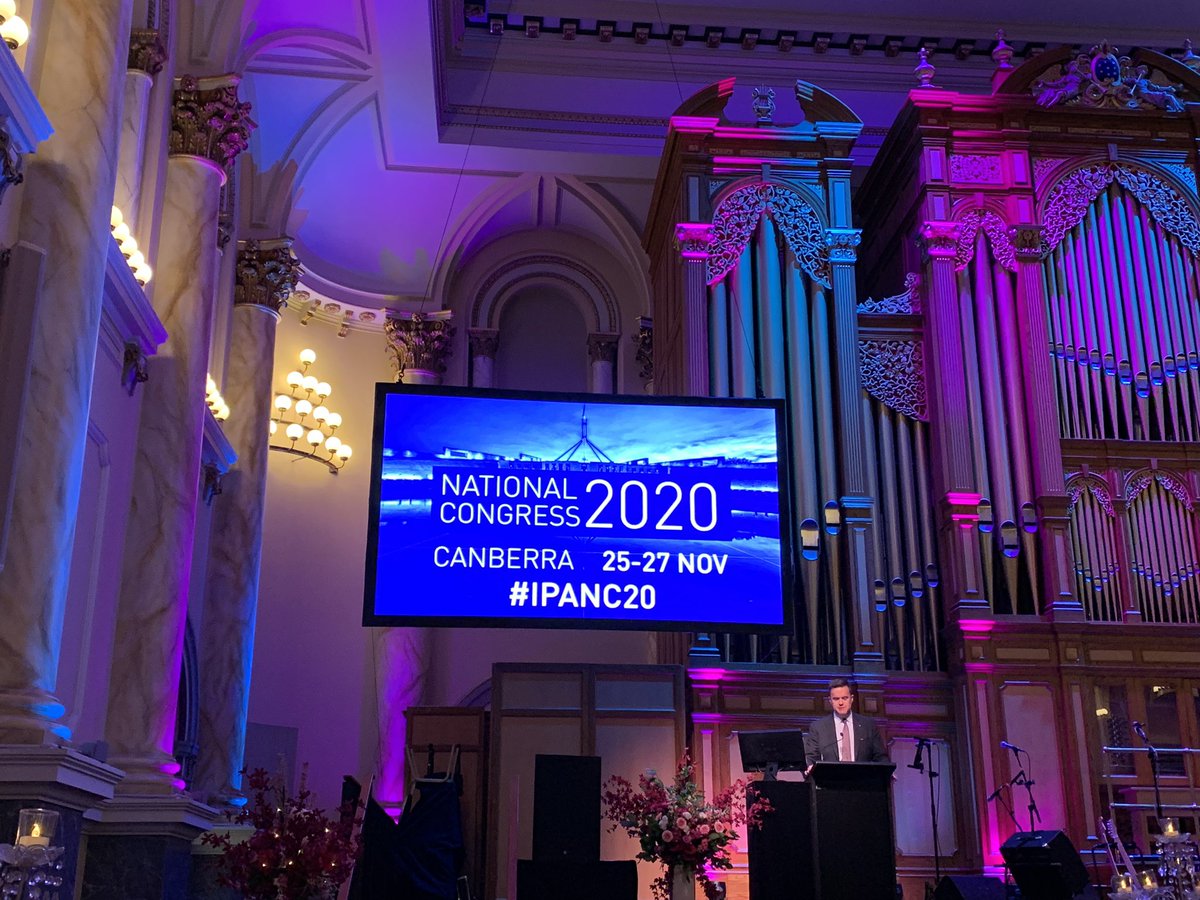 IPA CEO, <a href="/AndrewConwayCEO/">Andrew Conway FIPA</a> announces the location of 2020 National Congress at the official dinner. We hope to see everyone there! 😁#IPANC19 #IPANC20
