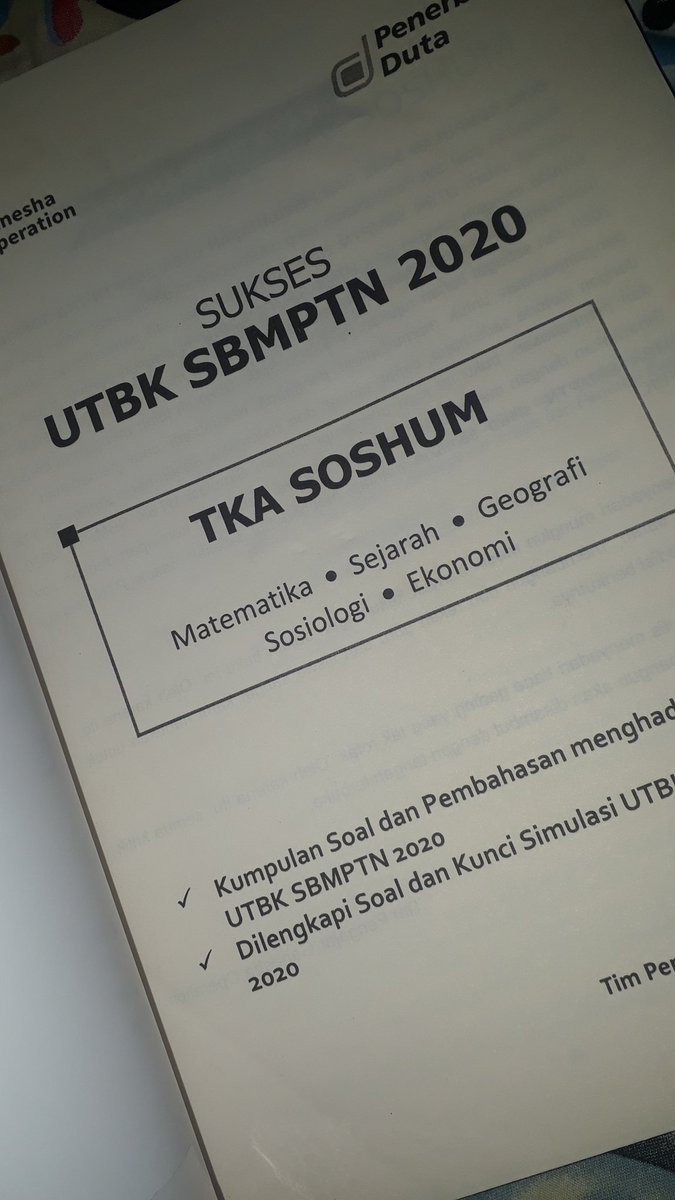 Sudah Teruji 11 Contoh Soal Sbmptn Soshum Beserta Pembahasannya