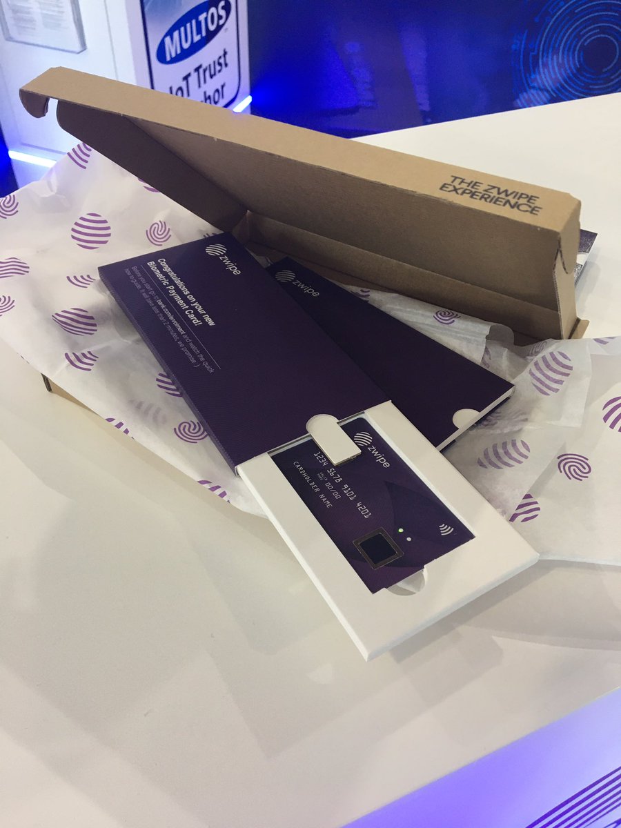 zwipe's tweet image. Last day at #TRUSTECH2019 come by the #multos consortium stand RIV020 where we are showcasing the #ZwipeExperience developed to support the entire #biometric #payment #card ecosystem move from concept to mass market #fintech #innovation #banking