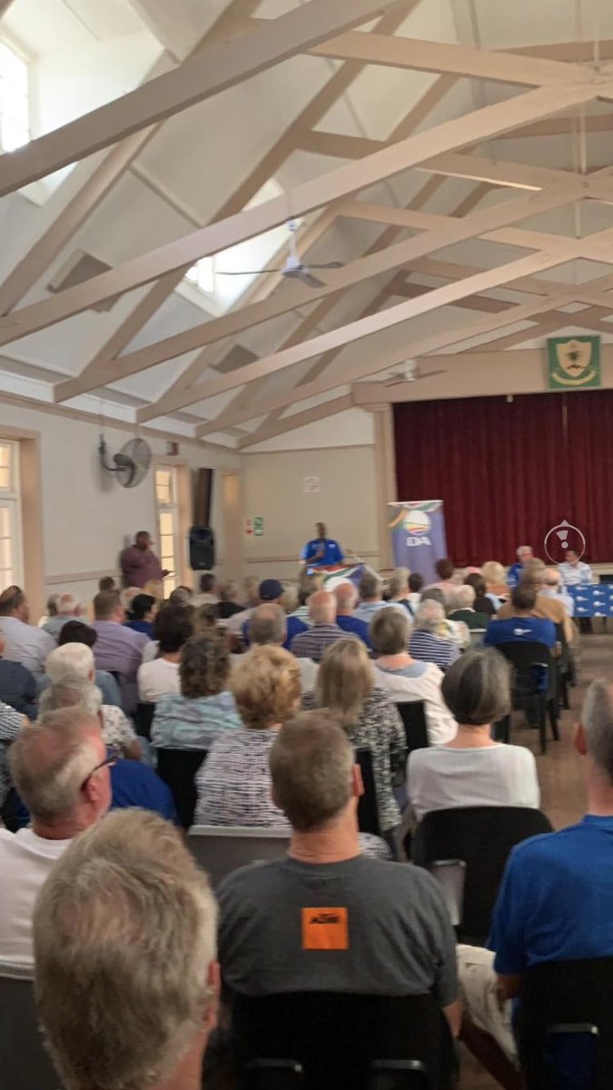 ... And that the DA is blind to that western-white mindset & how it’s perceived beyond the “classical” echo chamberExhibit # 1: John S comes to NMB & addresses a packed Walmer Town Hall? Is it fair to judge the DA by the homogeneity of the crowd?