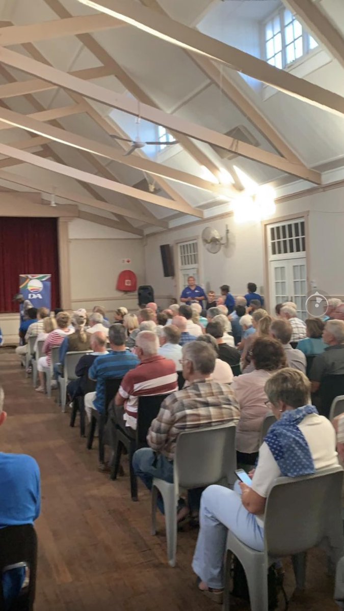 ... And that the DA is blind to that western-white mindset & how it’s perceived beyond the “classical” echo chamberExhibit # 1: John S comes to NMB & addresses a packed Walmer Town Hall? Is it fair to judge the DA by the homogeneity of the crowd?