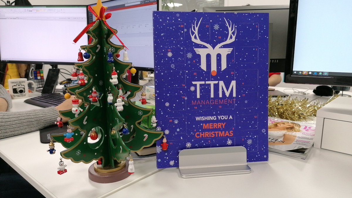 Thanks <a href="/ttm_management/">TTM Management</a> for the advent calendar! We can't wait to tuck into this on the 1st!
