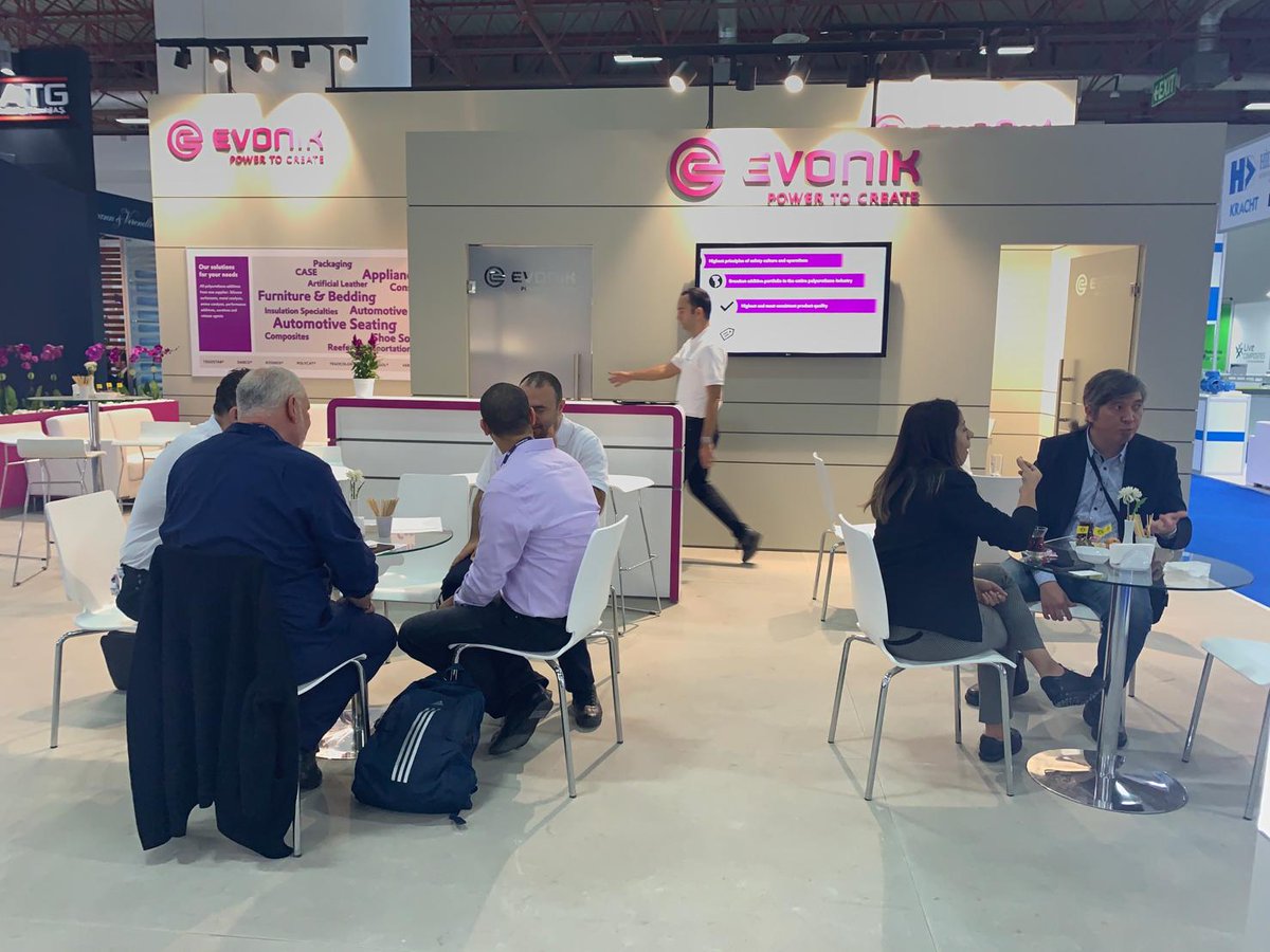 Great to be in #Istanbul today for the start of #PUtechEurasia2019Eurasia. Our technical team is already busy so come and join us on booth 308 to share experiences about  #polyurethane for #slabstock,  #insulation, #PU #leather, &amp; #auto and learn about our new developments.