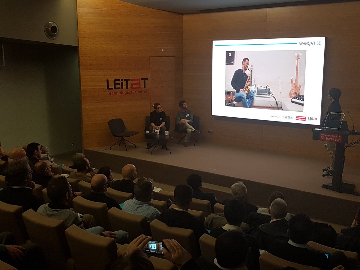 3D_Incubator's tweet photo. #TODAY
Our incubated projects #LiqEYewear, @_Intech3d and #OdiseiMusic are sharing their projects and experience at AVANÇA'T 3D Forum organized by @Leitat @ajterrassa
Cc @Orbital40 @Trsempresa #industria40 #avn3D https://t.co/yIuj5KD5N9