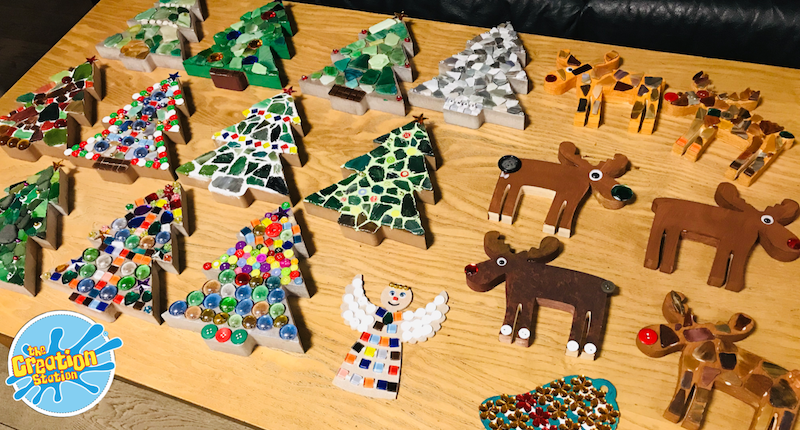 TCSGuernsey's tweet photo. Fantastic Christmas mosaic craft session last night as part of our Home Christmas Craft series. Our adult craft sessions make a lovely chilled night out for a group of colleagues or friends, private sessions available.

#HomemadeChristmas #becreative #timeforme #ChristmasFun https://t.co/grzmJrnPr7