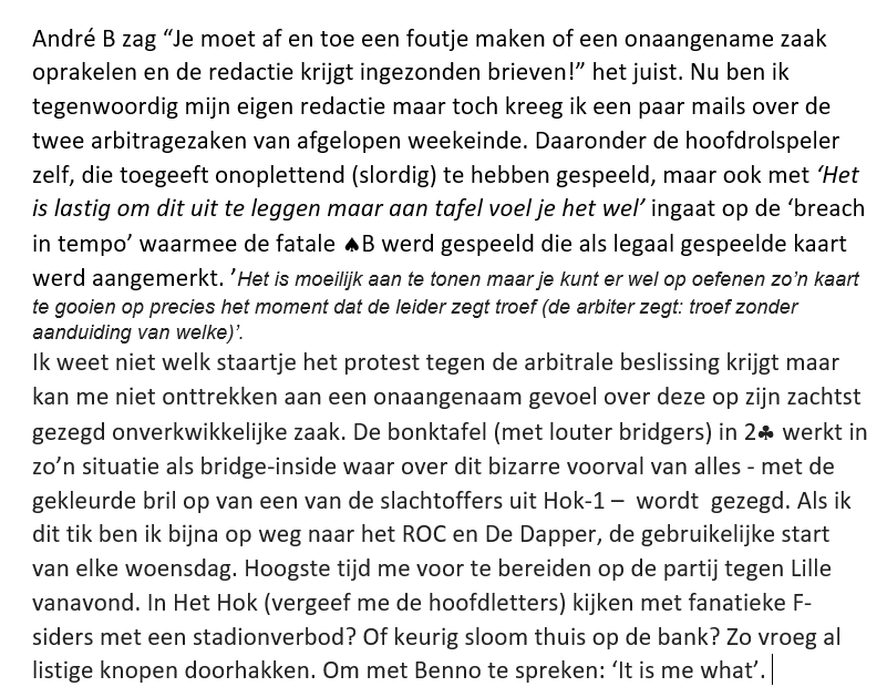 KTammens's tweet image. nattigheid aan de bridgetafel en een mooie bridgequiz bridgenieuws.wordpress.com/2019/11/28/nat…