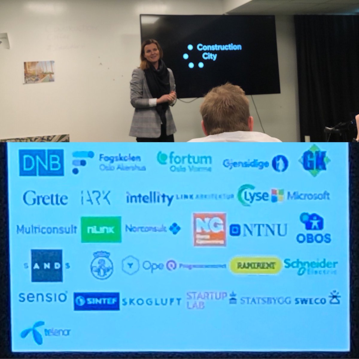 Frokostmøte i <a href="/ccityoslo/">Construction City Oslo</a>, Oslos nye klynge som blir Norges største arbeidsplass med 5000 ansatte. Fagskolen er med!
#slikutvikler vi #bærekraft #kompetanse #innovasjon