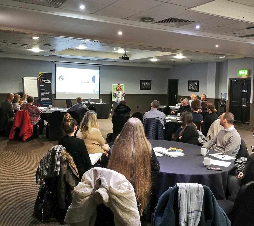 We are at the <a href="/Village_Hotels/">Village Hotels</a> Knowsley for the second session of Digital Skills Training in partnership with Facebook 📝💻 delivered by <a href="/TExtraordinaryC/">The Extraordinary Club</a>  #digital #skills #training <a href="/KnowsleyBiz/">Knowsley Business</a>