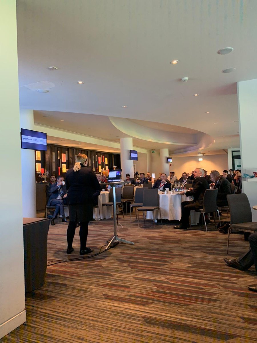 AmyNairne's tweet photo. We’ve just kicked off our 1st Partner Connect event at Twickenham Stadium - great turnout from our channel partners, looking forward to the rest of the day @proofpoint #PeopleCentric #PartnerCentric https://t.co/Ys4Uxu2qVH