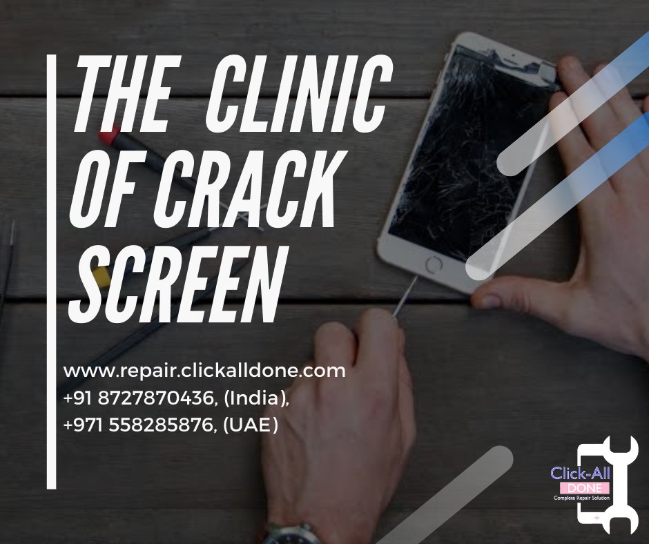 THE CLINIC OF CRACK SCREEN CONTACT US : +918727870436(INDIA) +971558285876(UAE) EMAIL US : contact@clickalldone.com #mobilerepair #mobilerepairs #mobilerepairing #MobileRepairingCourse #mobilerepairservicecenter #mohali #chandigarh #punjab #mobilefix #laptoprepair #gadgetfix