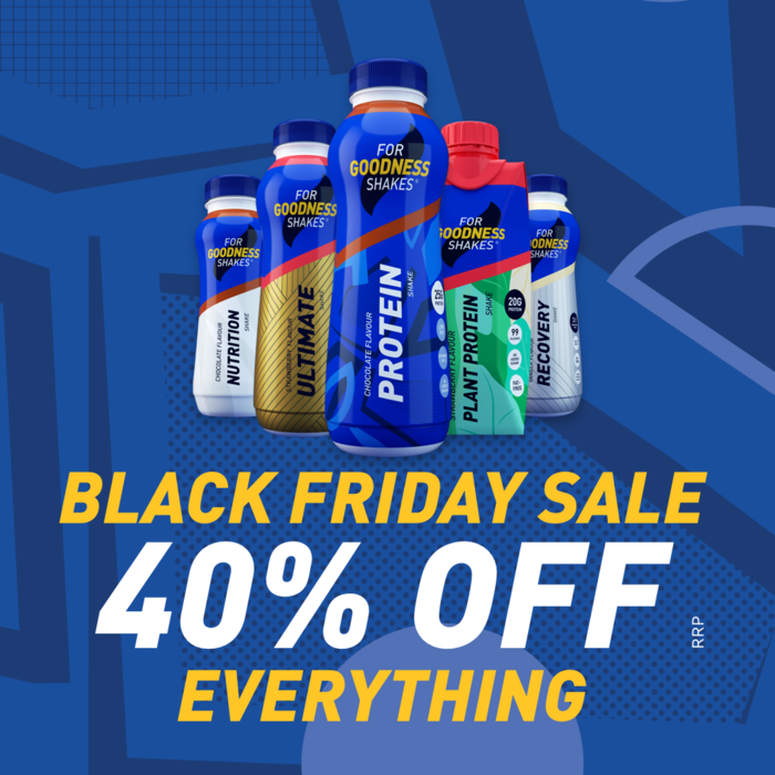 Our Black Friday Sale Starts NOW 💥⁠⠀
.⁠⠀
40% off everything!!⁠⠀
.⁠⠀
#BFCM #BlackFriday #feelthegood #forgoodnessshakes