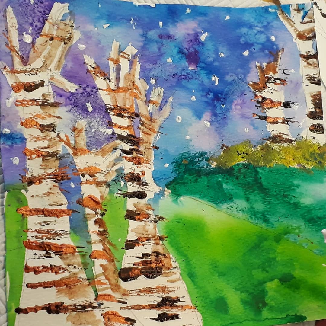 meldewey_photos's tweet photo. A full day of learning new skills with a #Christmas🎄theme using inks, salt crystals, mixed media, felt and basic sewing in order to make #cards and #decorations. https://t.co/8qOJ6fREQD