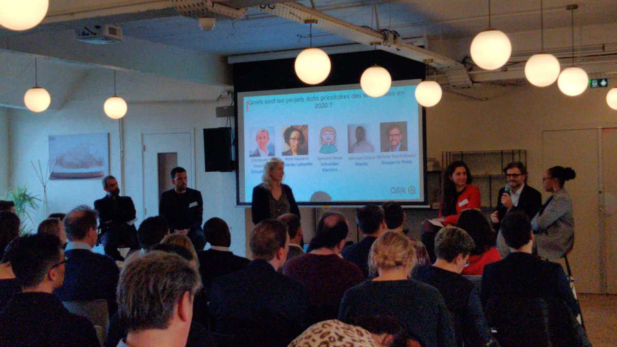 ebg's tweet photo. Quels sont les projets #data prioritaires des entreprises pour 2020 ? Remise du Livre Blanc en partenariat avec @Qlik_FR 
Témoignages de Christophe Vassallo @TF1, Rabi Hassane @Galeries_Laf, Sylviane Roux @SchneiderElecFR, Michaël Emica @Meetic et Jérôme Touchboeuf @GroupeLaPoste https://t.co/dhQlscxOkX