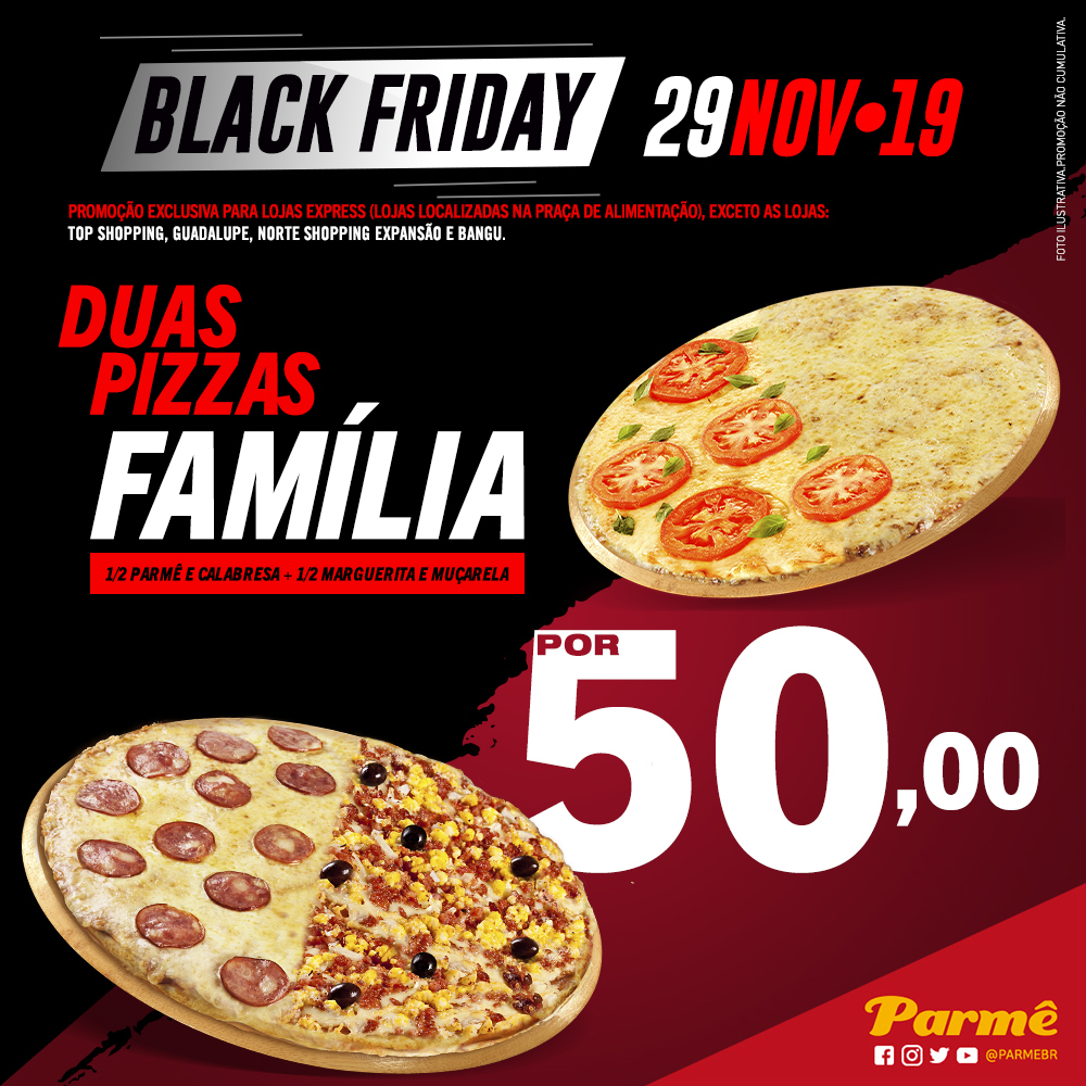 Black Friday tem pizza a R$ 1 e sessões de cinema a R$ 5; confira