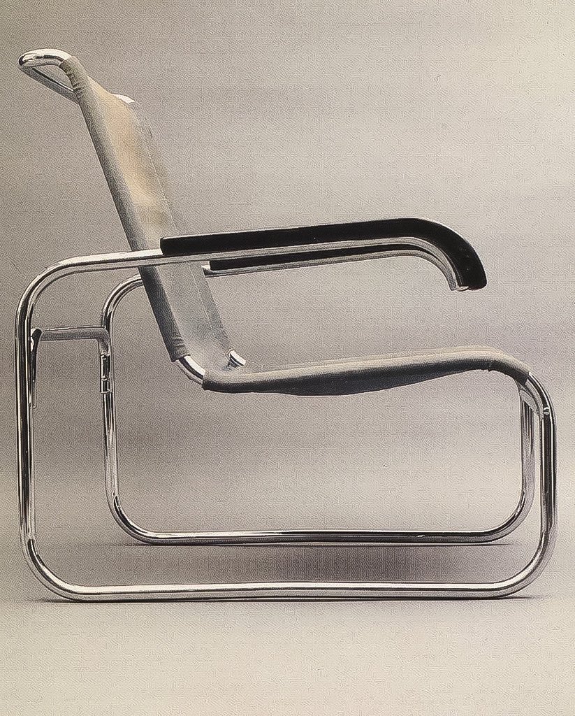 #MarcelBreuer's #chair (1928) reflects the universal appeal movement through its lack of 'decoration' and timeless appeal.