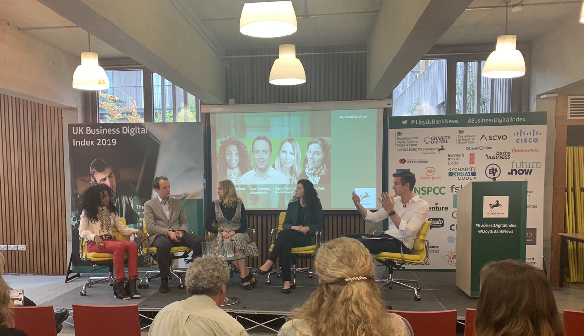 UpSkillUniverse's tweet photo. “Adopting digital skills is a job in itself- a business and its team must have support” @VickyNgariW on a fantastic panel of small businesses with @BoucheMedia @Carlkeithsalons @k8kern discussing how businesses must adapt to digital change.
#DigitalTransformation #UpSkillYourself https://t.co/t9Iuh1SITR