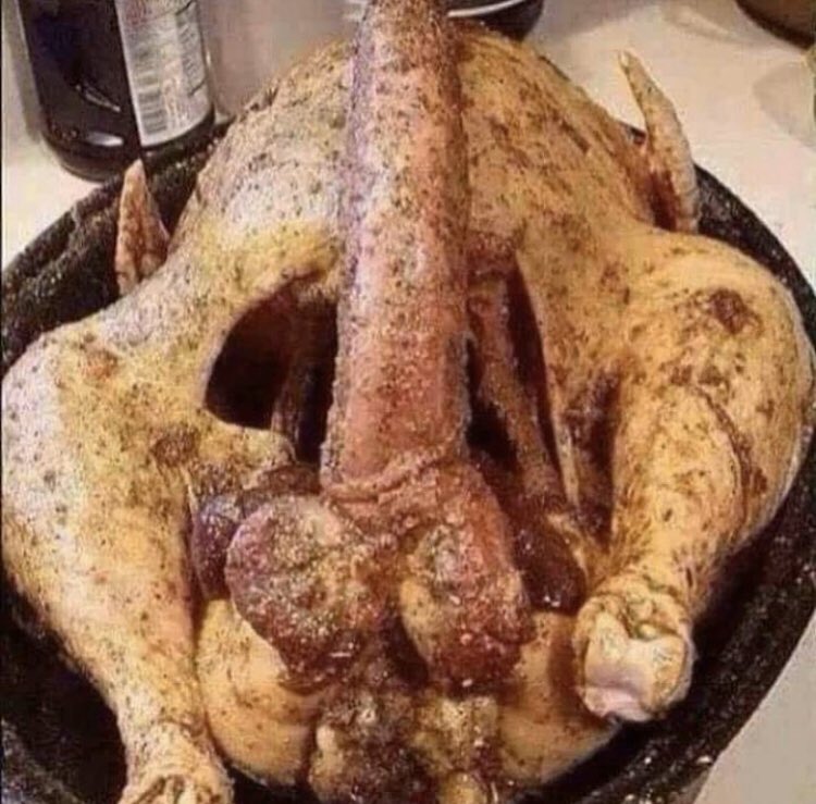 PUSSYSNORT's tweet photo. Making tha turkey this year 💕 https://t.co/OxqmOuMY7o