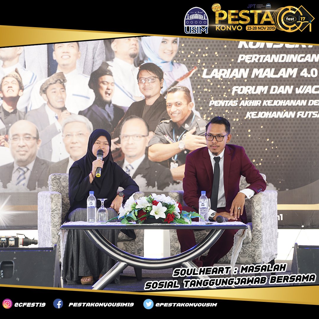 pestakonvousim's tweet photo. [TELAH BERLANGSUNG: MASALAH SOSIAL TANGGUNGJAWAB BERSAMA] 🎪😘
.
Alhamdulillah terima kasih saudara Abrar Sulaiman kerana telah memberikan perkongsian bermanfaat untuk semua!

#CFest17 
#CFESTUSIM 
#TogetherStronger https://t.co/0Ok5Q787TK