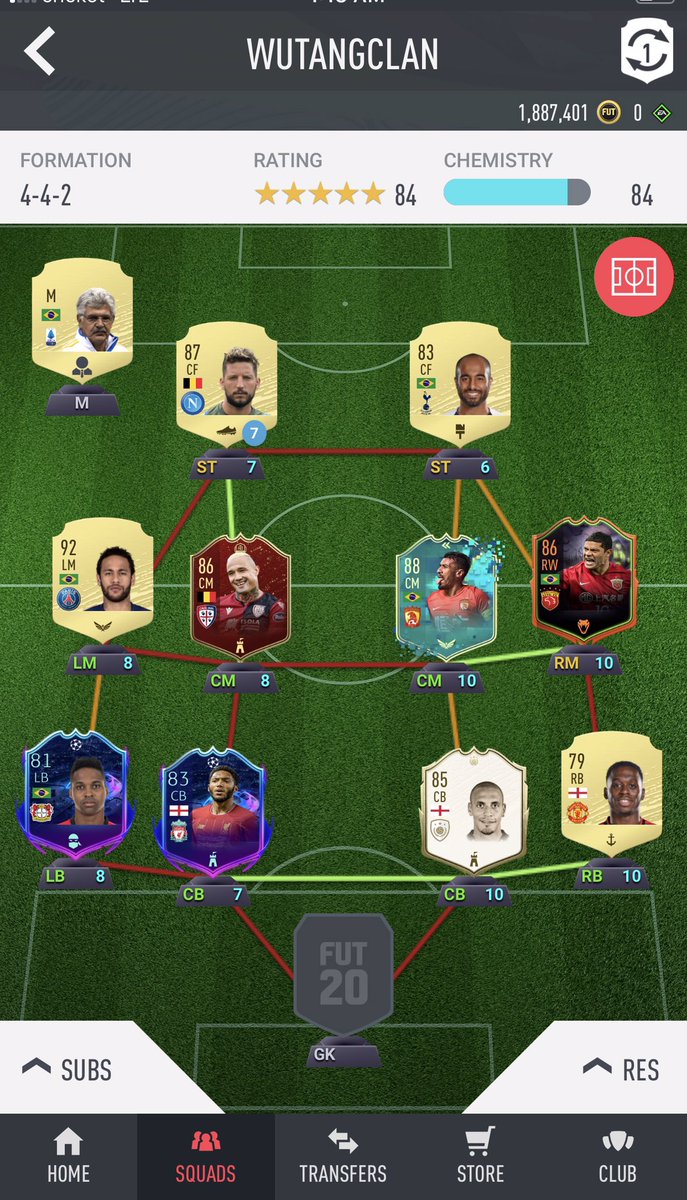 WU_GAMB1N0's tweet photo. Can anyone Make a squad with most of these on full chem?
Can replace the fullbacks, STs .
Thanks !
#FIFA20 #FIFA #FIFASQUADBUILDER #FIFAULTIMATETEAM https://t.co/TVQUzFIpM4