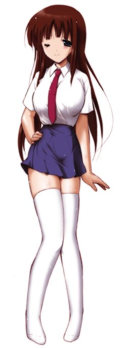 #いいニーハイの日 
珍しく足先まで描いたヤツ 