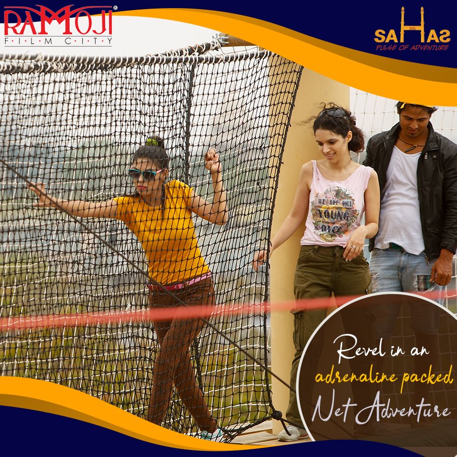 AdventureSahas's tweet image. Experience the enthralling adrenaline rush as you climb, walk and crawl through 42 obstacles of Asia&apos;s Largest Net Course.

Know more @ bit.ly/2R4mUZr

#Netcourse
#SahasAdventure