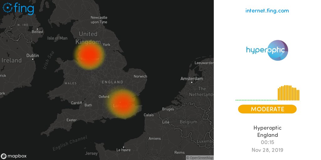 outagedetect's tweet photo. 🚧 Moderate Internet #outage ongoing: #Hyperoptic in #England since 00:15 for 6 hours, impacting #Manchester #Paddington #EarlsCourt +6 areas

🇬🇧 Live map and analysis
👉 https://t.co/qV9dG4dtgi

#hyperopticcs #Hyperopticdown #Hyperopticoutage #nointernet #EarlyMorning https://t.co/iO9YqO0wSP