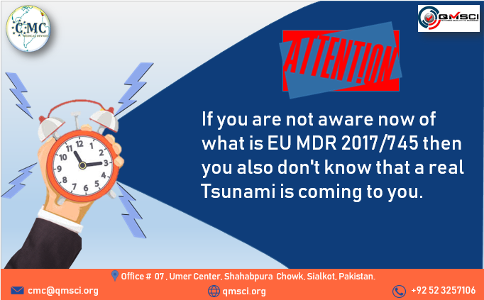 CmcDrugs's tweet photo. Be prepared to comply with MDR 2017/745. Training sessions on MDR are being conducted by QMSCI, hurry up and get ready to overcome this Tsunami.
Contact us for registration.
WhatsApp No: +92 3007889722
#medicaldevice #euauthorizedrepresentative #mdr #manufacturers #healthindustry https://t.co/F5GmsHZAFE