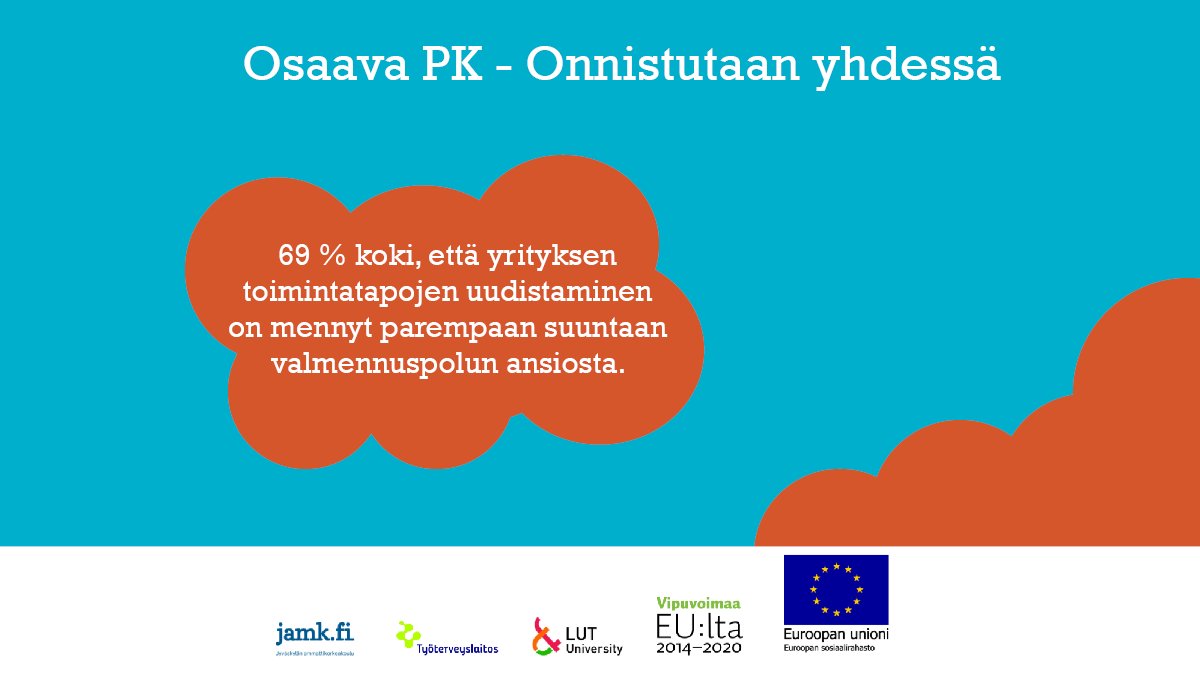 OsaavaPK's tweet photo. Me kysyimme - valmennuspolun osallistujat vastasivat. Toteutimme osana valmennuspolkua laajamittaisen alku- ja loppukyselyn. Toimintatapojen uudistamisen koettiin kehittyneen positiivisesti valtaosassa yrityksiä.  #pkyritys #johtaminen #uudistumiskyky #rakennerahastot https://t.co/sjwchlcCKD
