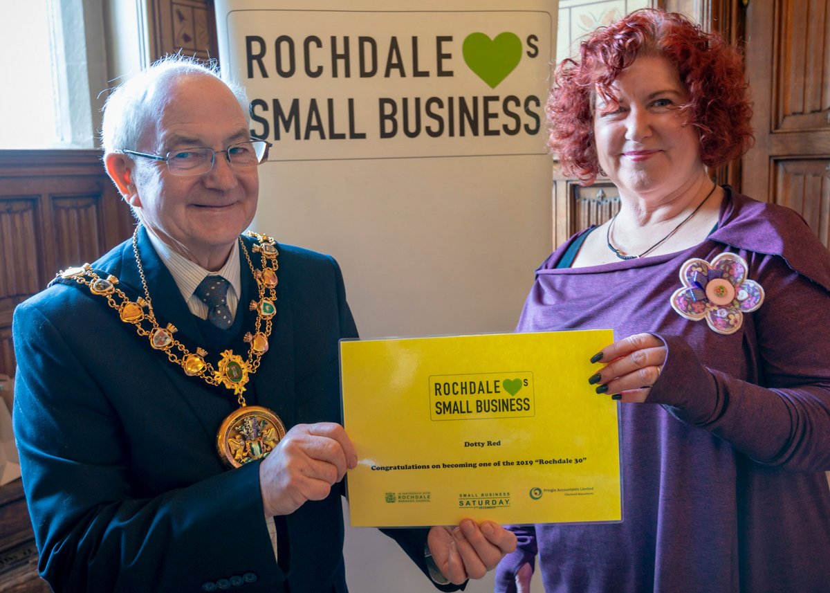 For a little handmade in your everyday, we have the extraordinarily talented Dotty Red SHOP​ for today's #Rochdale30.  With handmade textiles, quirky textiles and free form embroidery.  facebook.com/www.dottyred.c…