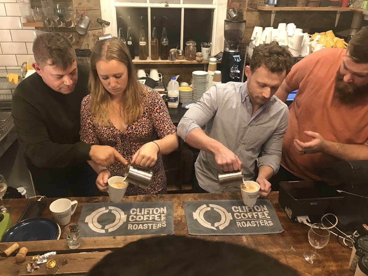yougotthiswell's tweet photo. Our brilliant @BRIeducation SHOs getting stuck into our latest Barista evening. Great to have some down time after a busy few months.
#canIgetaDOPSforthat
#teamED https://t.co/6X7aWcPSP0