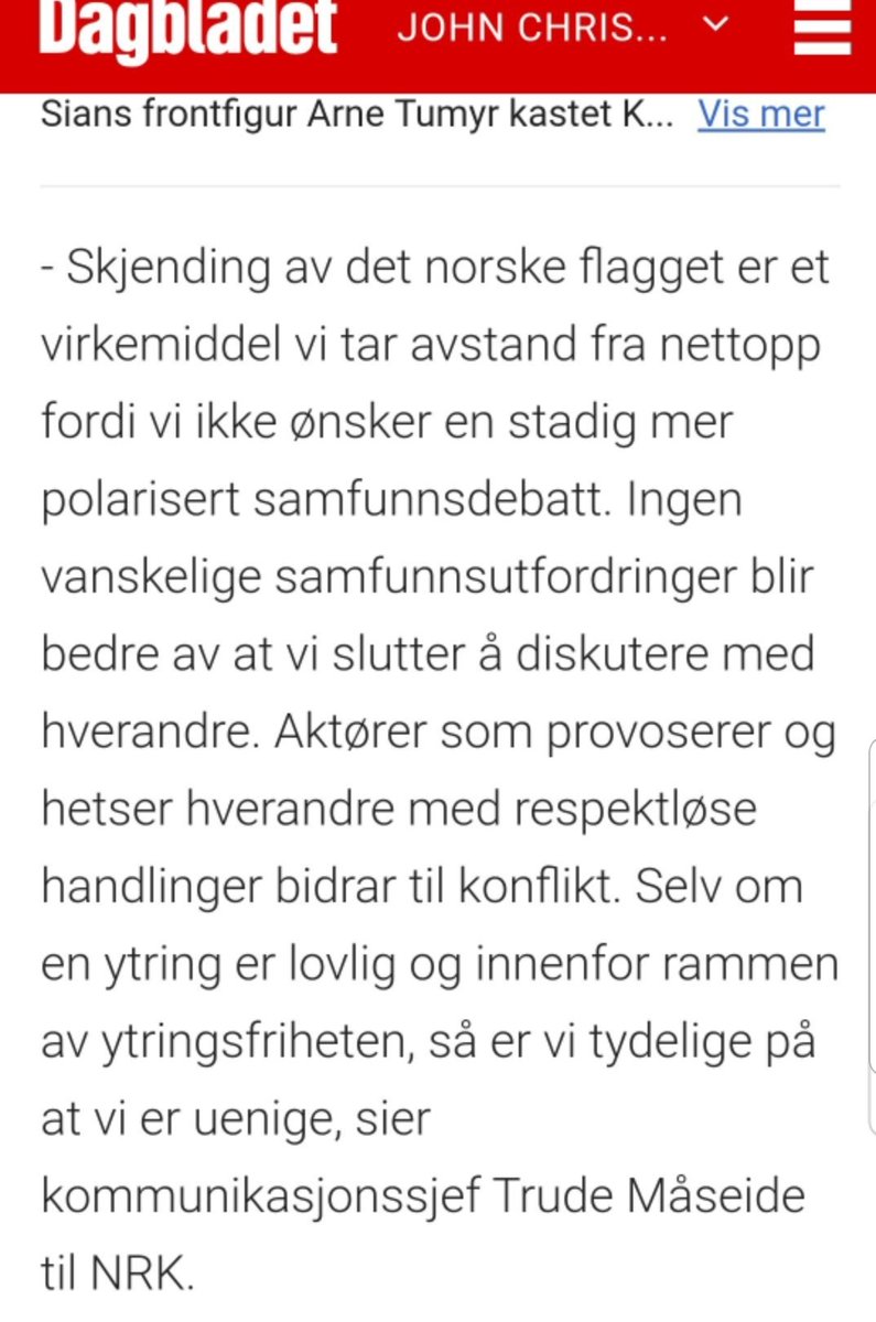 <a href="/sjakhaaheim/">Sjak R. Haaheim 🎗️🇳🇴</a> <a href="/TelenorNorge/">Telenor Norge</a> Er dette også "unnfallenhet og feighet"?