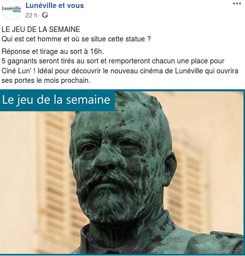 akbida's tweet photo. La devinette de la semaine sur FB Lunéville et vous est trop facile pour les lycéens de @BichatLycee https://t.co/ryfWXNokZL
