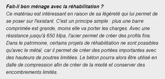 SCMF_Syndicat's tweet photo. [#INFO] Vu dans @Le_Moniteur > Pierre Engel, ingénieur, spécialiste de la réhabilitation en #acier, professeur à l' #ENSAPVS a répondu à 3 questions sur l'acier >>> #architecture #steel #construction #métallique https://t.co/iPSM1jzEyO