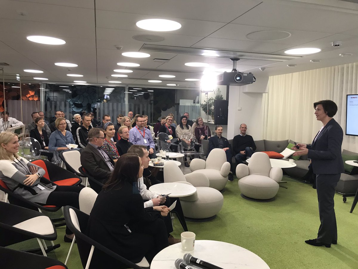 Ce_GeTe's tweet photo. Sustainability is driving transformation. What an inspirational get-together an early morning in November @Cargotec with @HietalaKaisa @IlkkaHerlin @p_koivisto sharing their views on how business is being impacted by #sustainability. https://t.co/1v4Mul9942